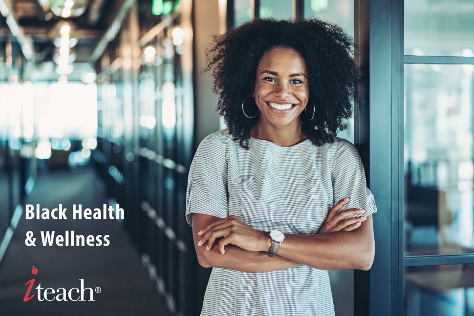 Professional African American Business Woman Black Health and Wellness for Black History Month