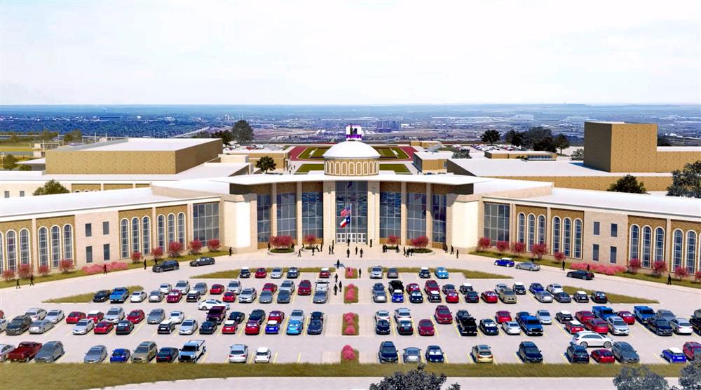 New Rendering of Denton High School in Denton, TX