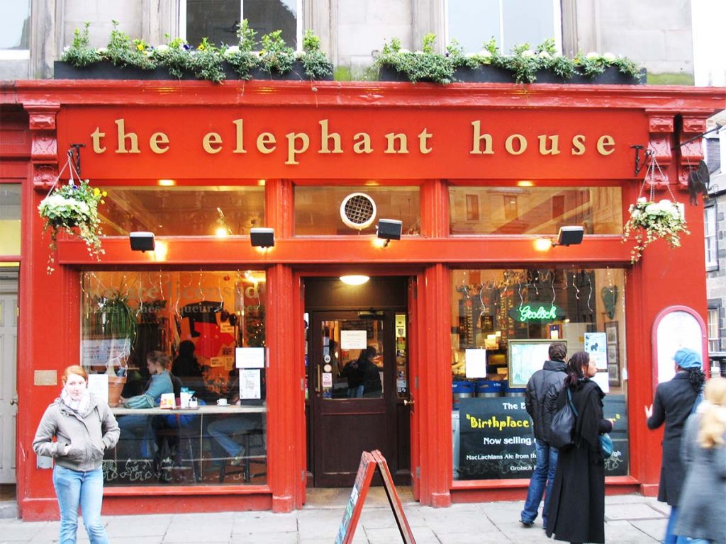 The Elephant House where JK Rowling wrote Harry Potter